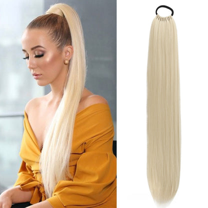 Elastic Band Ponytail Wig