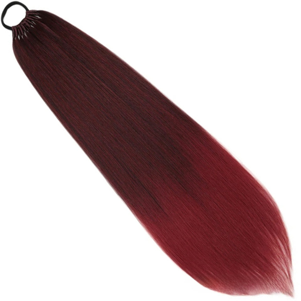 Elastic Band Ponytail Wig