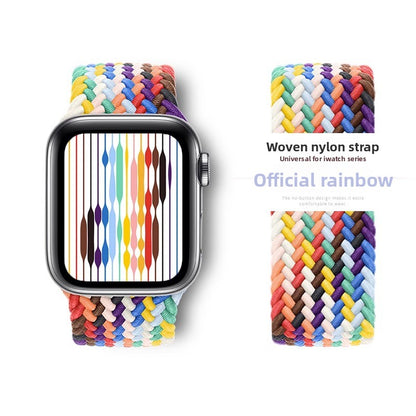 Elastic Braided Strap for Apple Watch Series