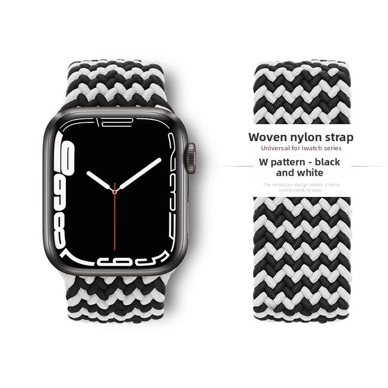Elastic Braided Strap for Apple Watch Series