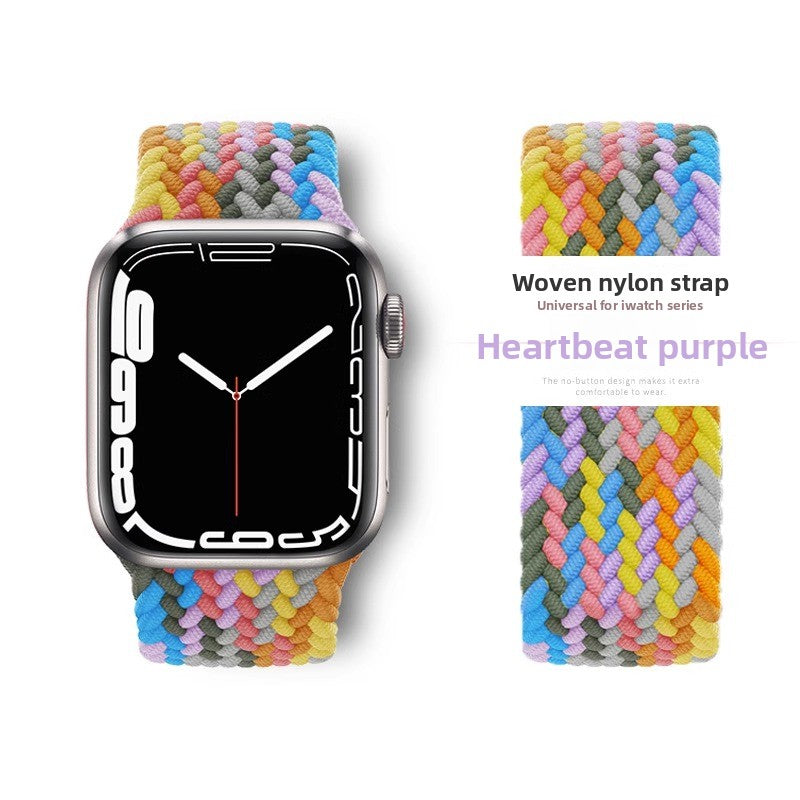 Elastic Braided Strap for Apple Watch Series