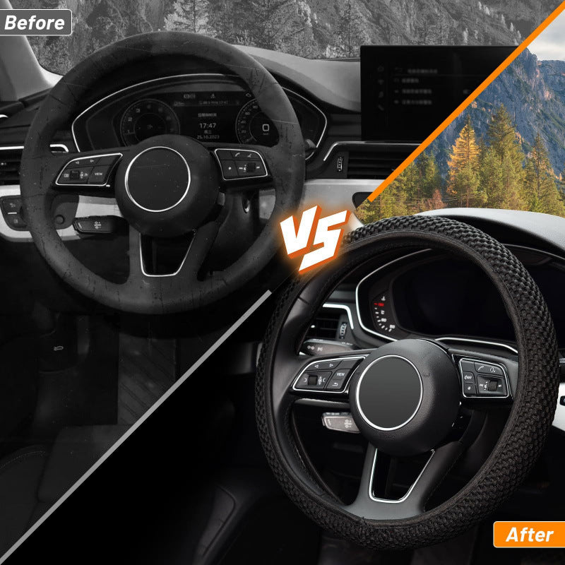 Elastic Breathable Steering Wheel Cover