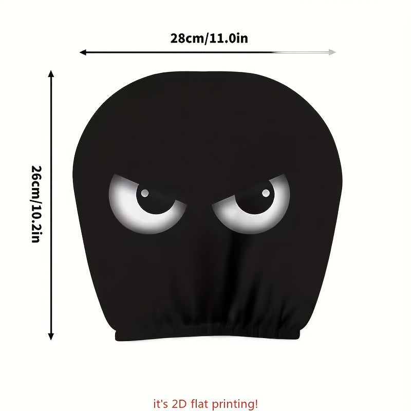 Elastic Car Print Headrest Covers