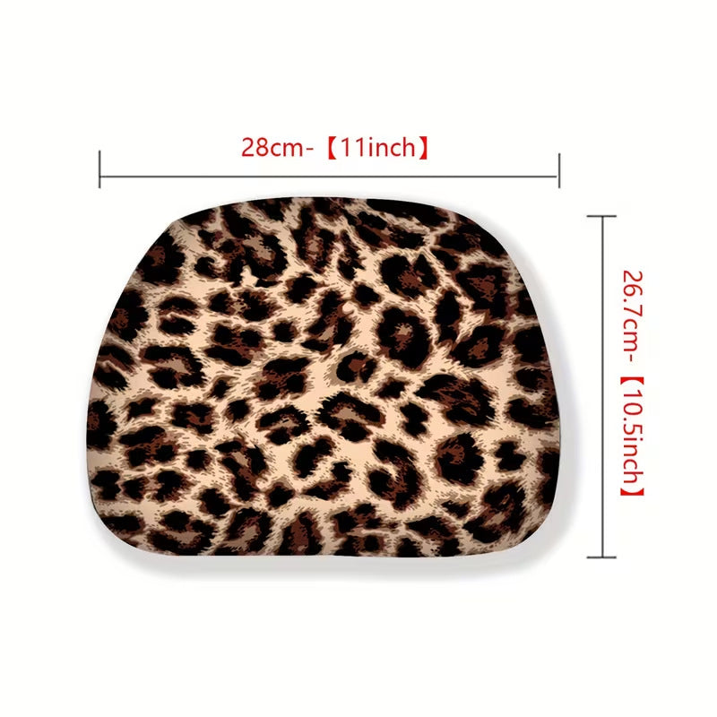 Elastic Car Print Headrest Covers
