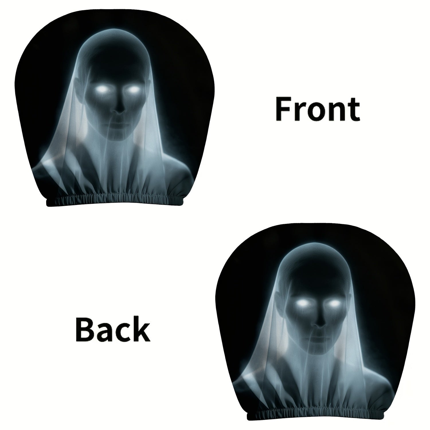 Elastic Car Print Headrest Covers