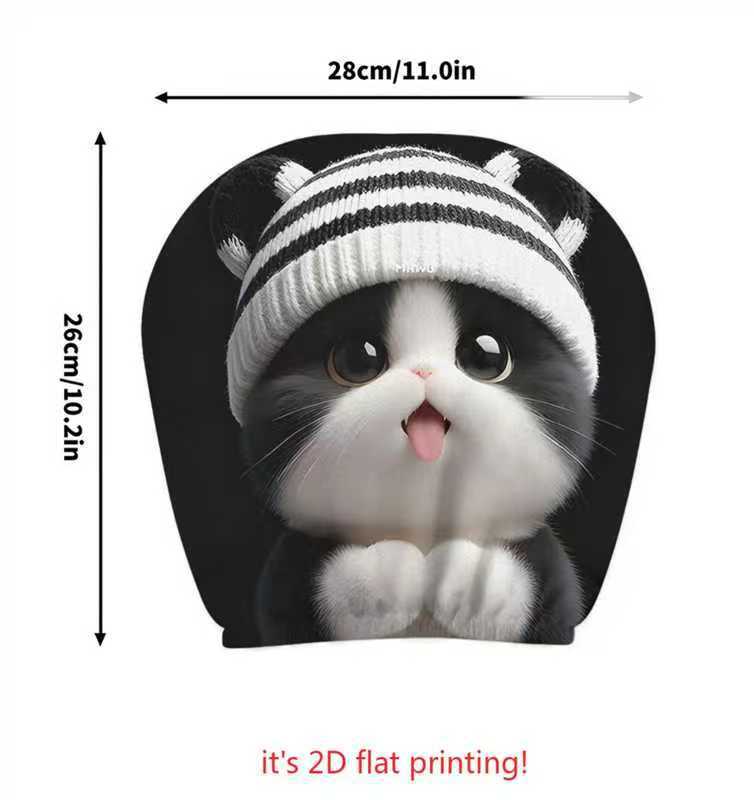 Elastic Car Print Headrest Covers
