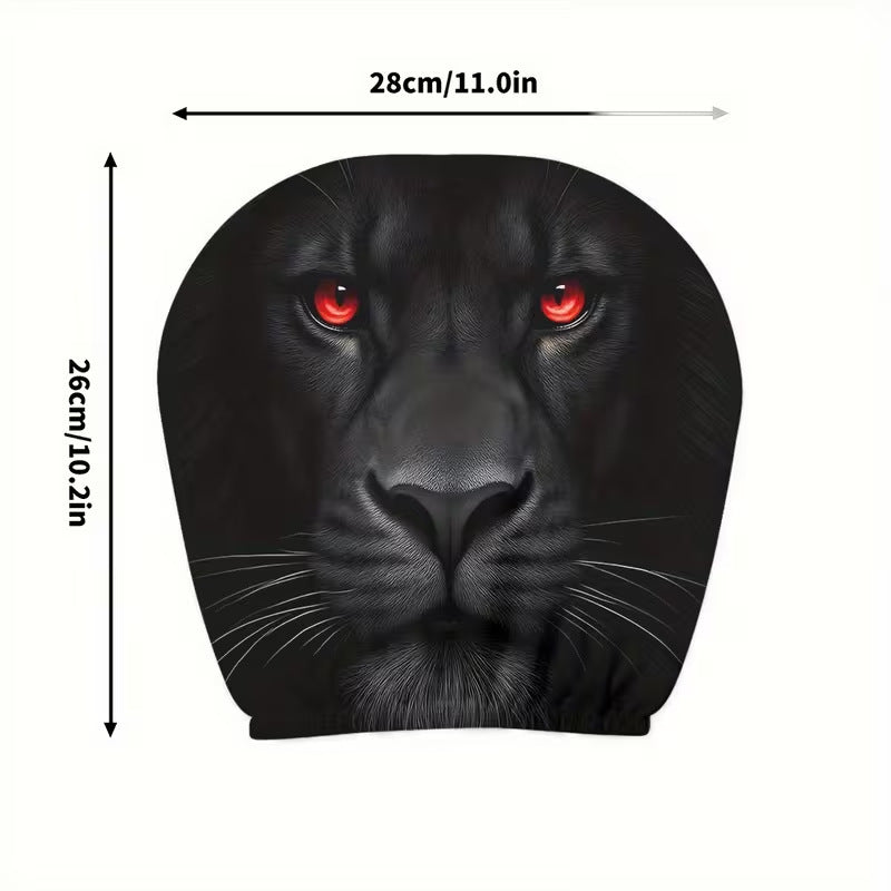 Elastic Car Print Headrest Covers