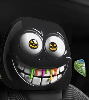 Elastic Car Print Headrest Covers