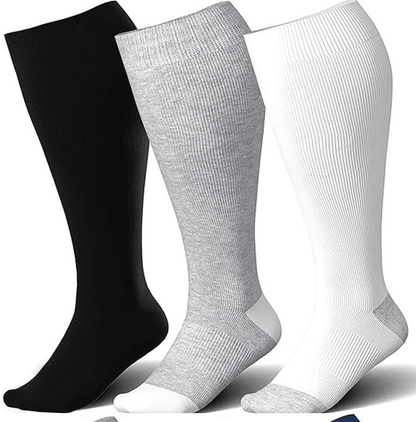 Elastic Compression Socks for Sports and Fitness
