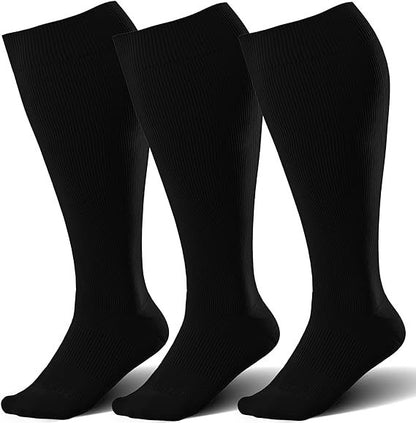 Elastic Compression Socks for Sports and Fitness