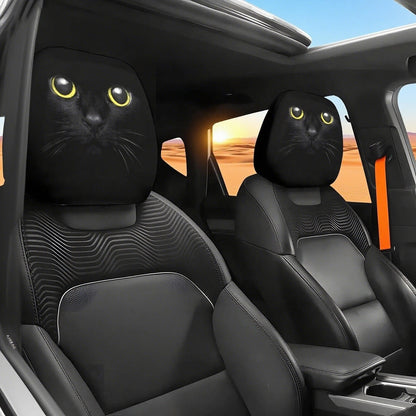 Elastic Double-Sided Car Headrest Cover