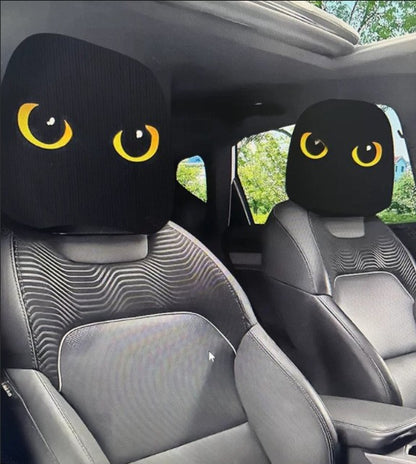 Elastic Double-Sided Car Headrest Cover