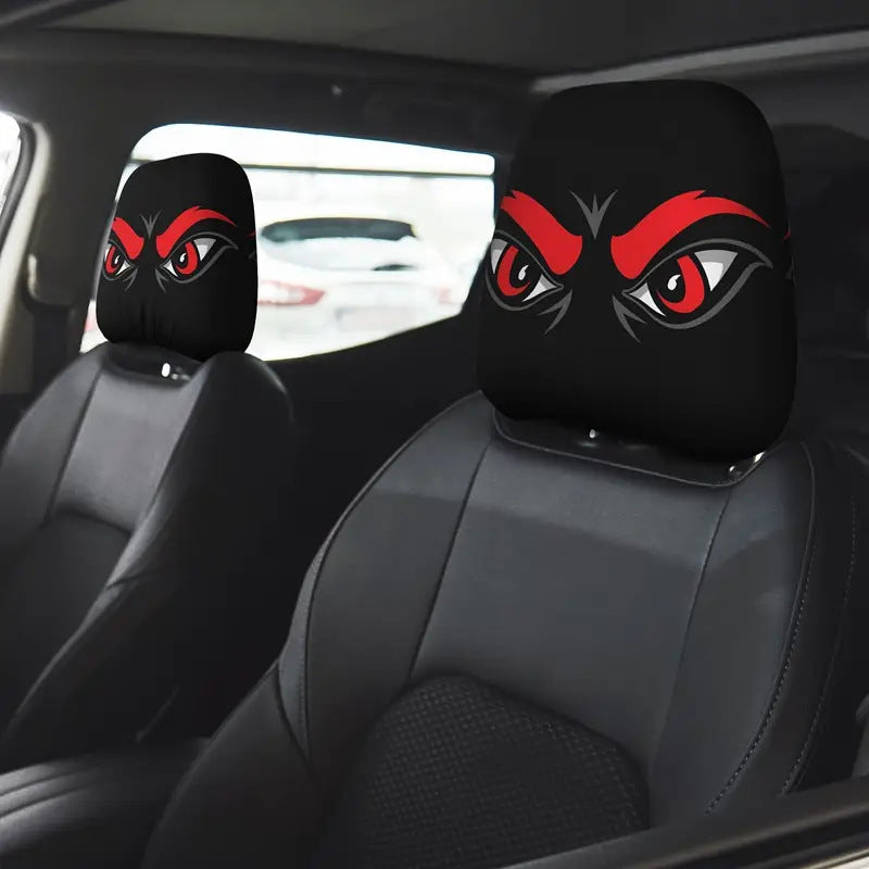 Elastic Double-Sided Car Headrest Cover