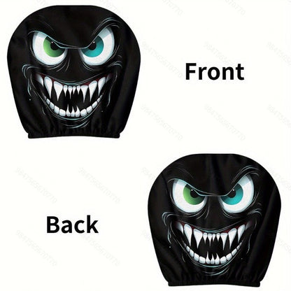 Elastic Double-Sided Car Headrest Cover