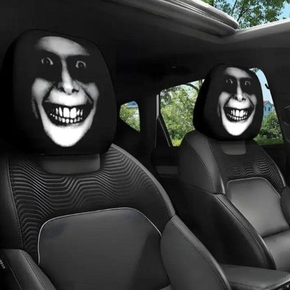 Elastic Double-Sided Car Headrest Cover