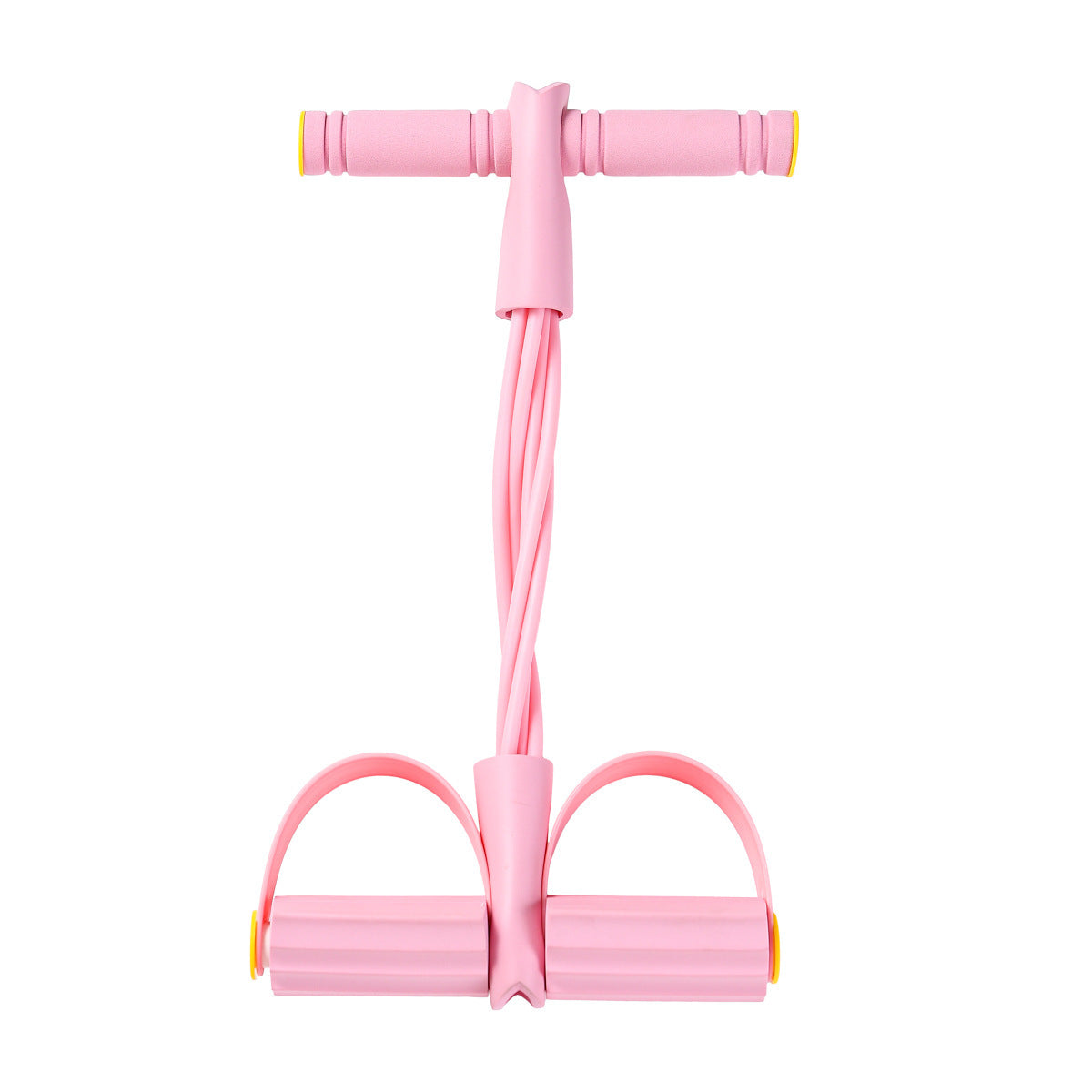 Elastic Exercise Tension Rope with Foot Pedals