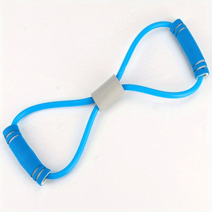 Elastic Exercise Tension Rope with Foot Pedals