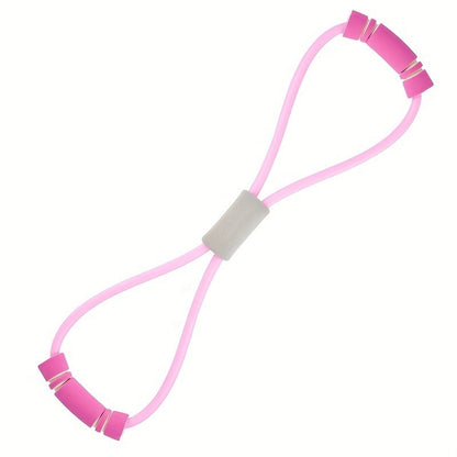 Elastic Exercise Tension Rope with Foot Pedals