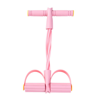Elastic Exercise Tension Rope with Foot Pedals