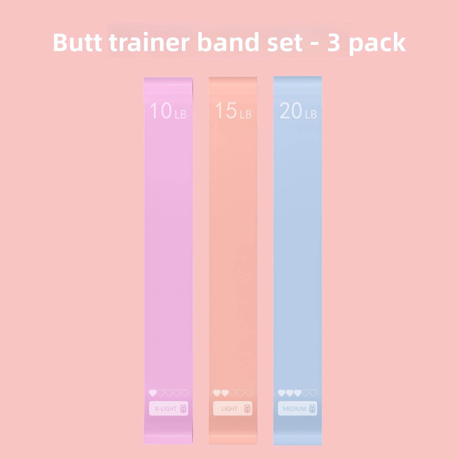 Elastic Fitness Resistance Bands for Home Training