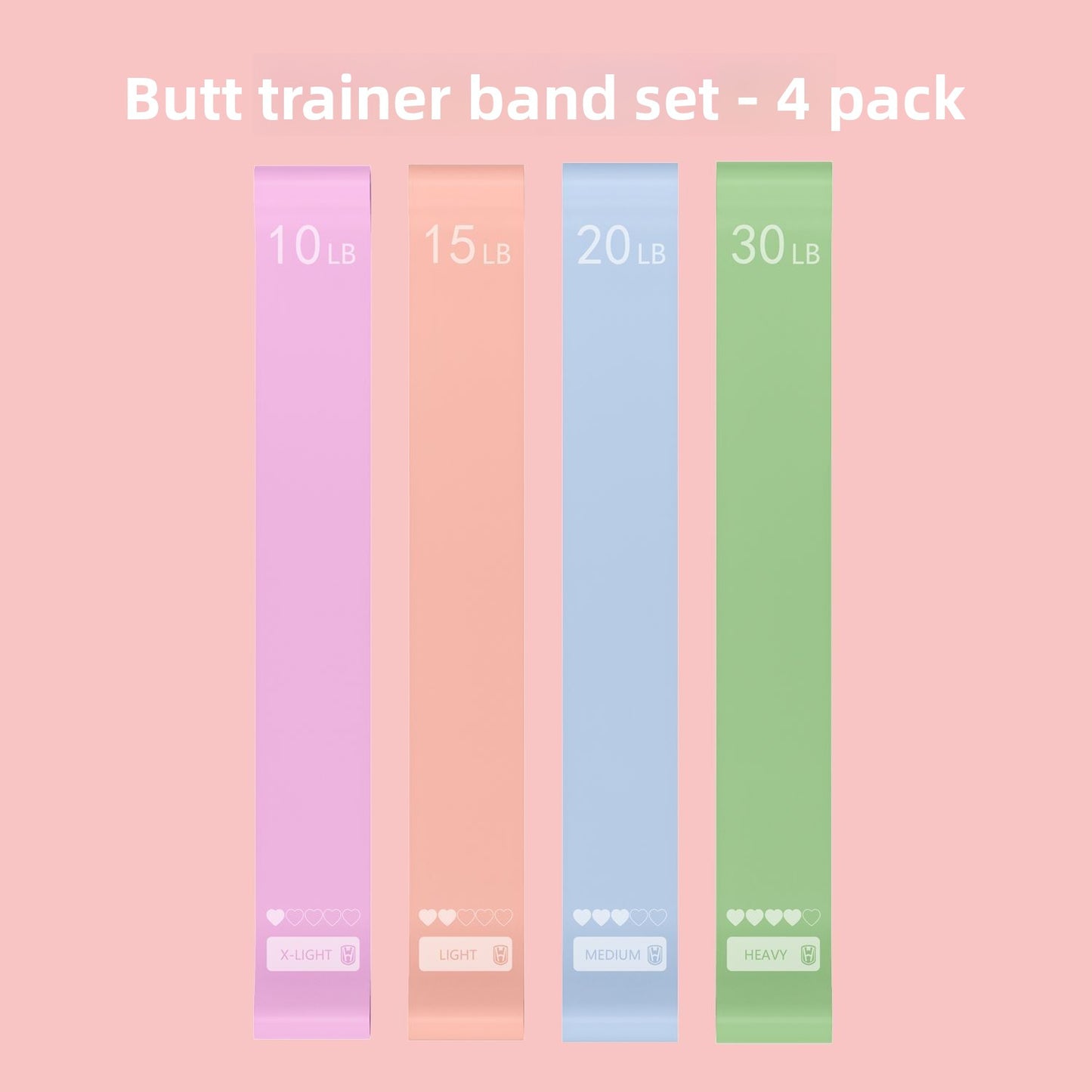 Elastic Fitness Resistance Bands for Home Training