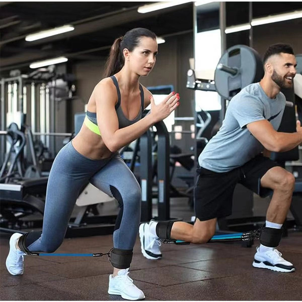 Elastic Fitness Resistance Bands Set