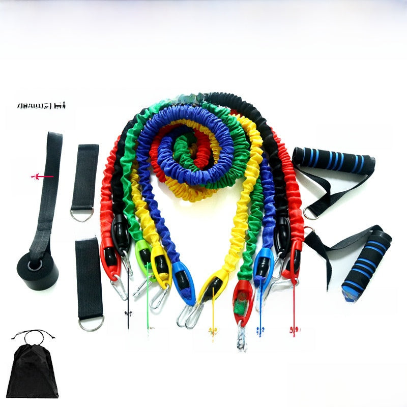 Elastic Fitness Resistance Bands Set with Accessories