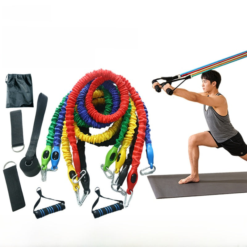 Elastic Fitness Resistance Bands Set with Accessories