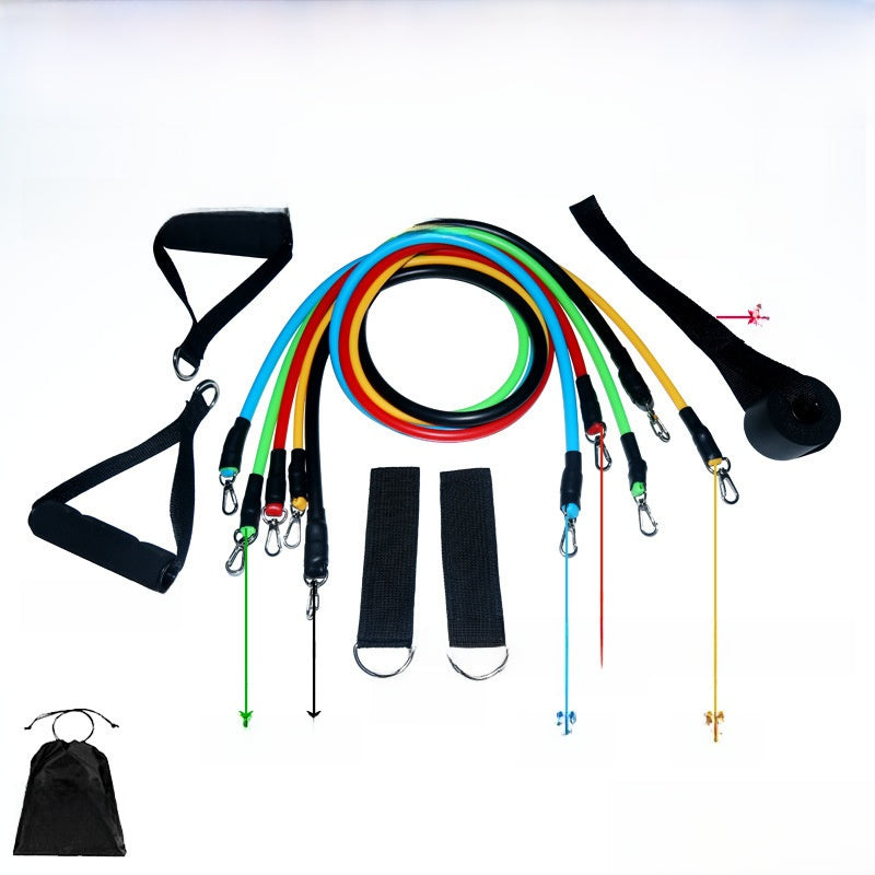 Elastic Fitness Resistance Bands Set with Accessories