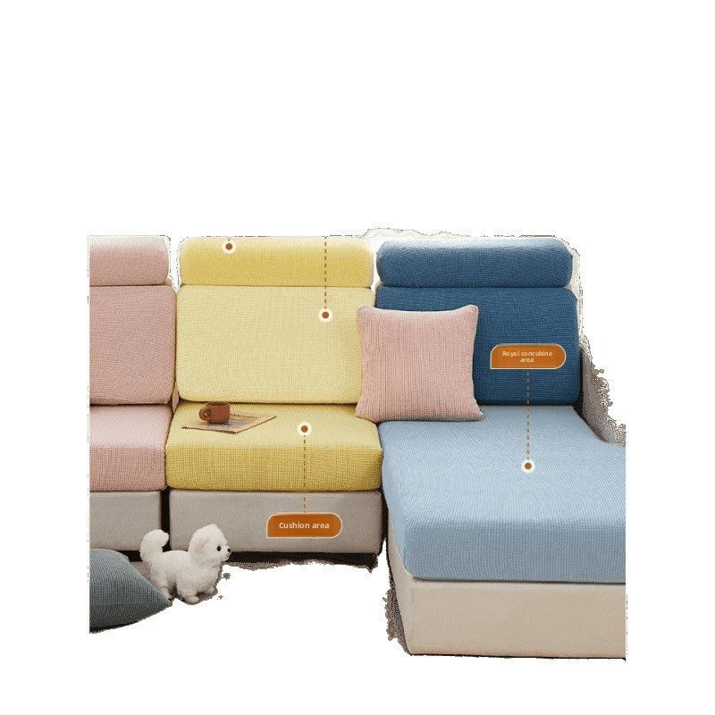 Elastic Flannel Sofa Cover Universal Fit Slip Resistant