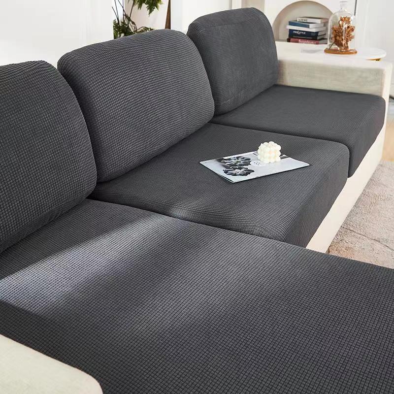 Elastic Flannel Sofa Cover Universal Fit Slip Resistant