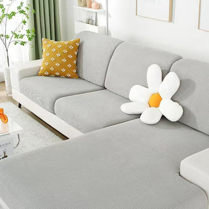 Elastic Flannel Sofa Cover Universal Fit Slip Resistant