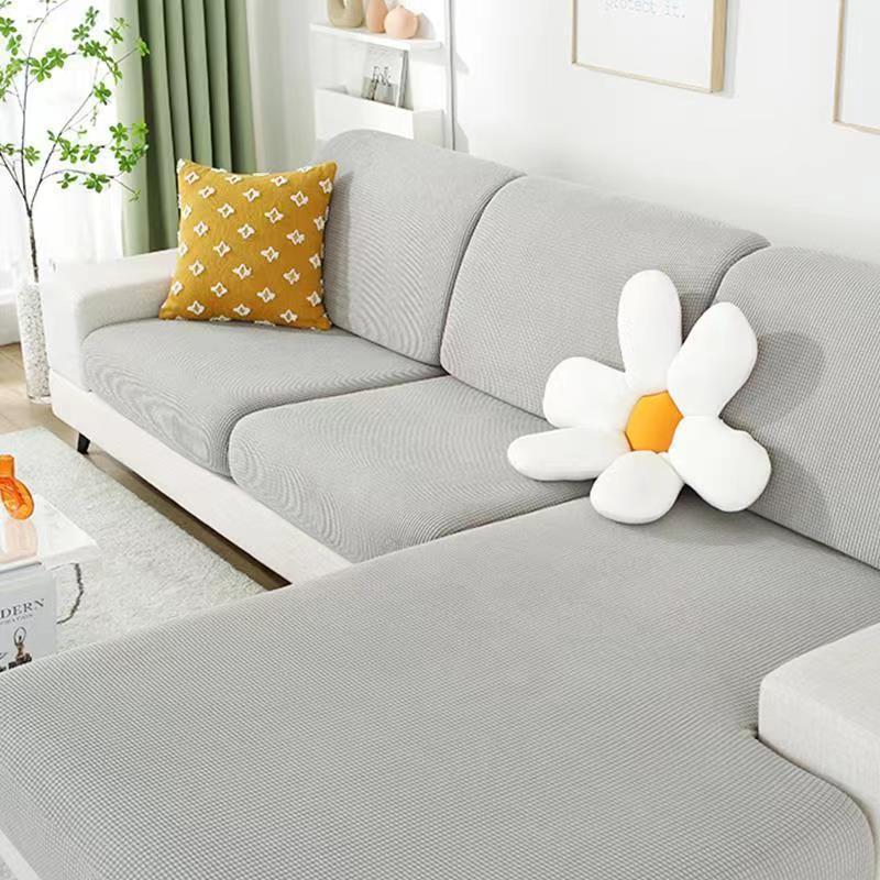 Elastic Flannel Sofa Cover Universal Fit Slip Resistant