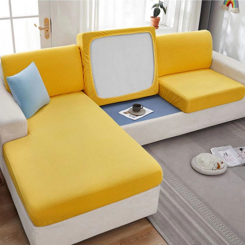 Elastic Flannel Sofa Cover Universal Fit Slip Resistant