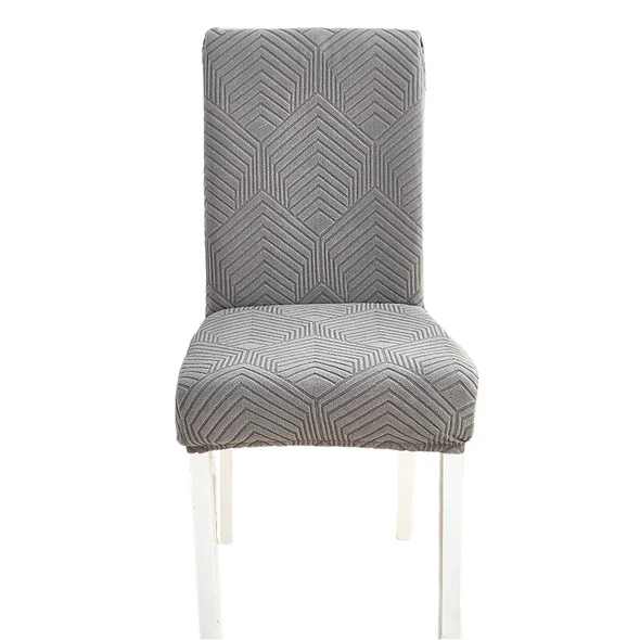 Elastic jacquard plush seat cover
