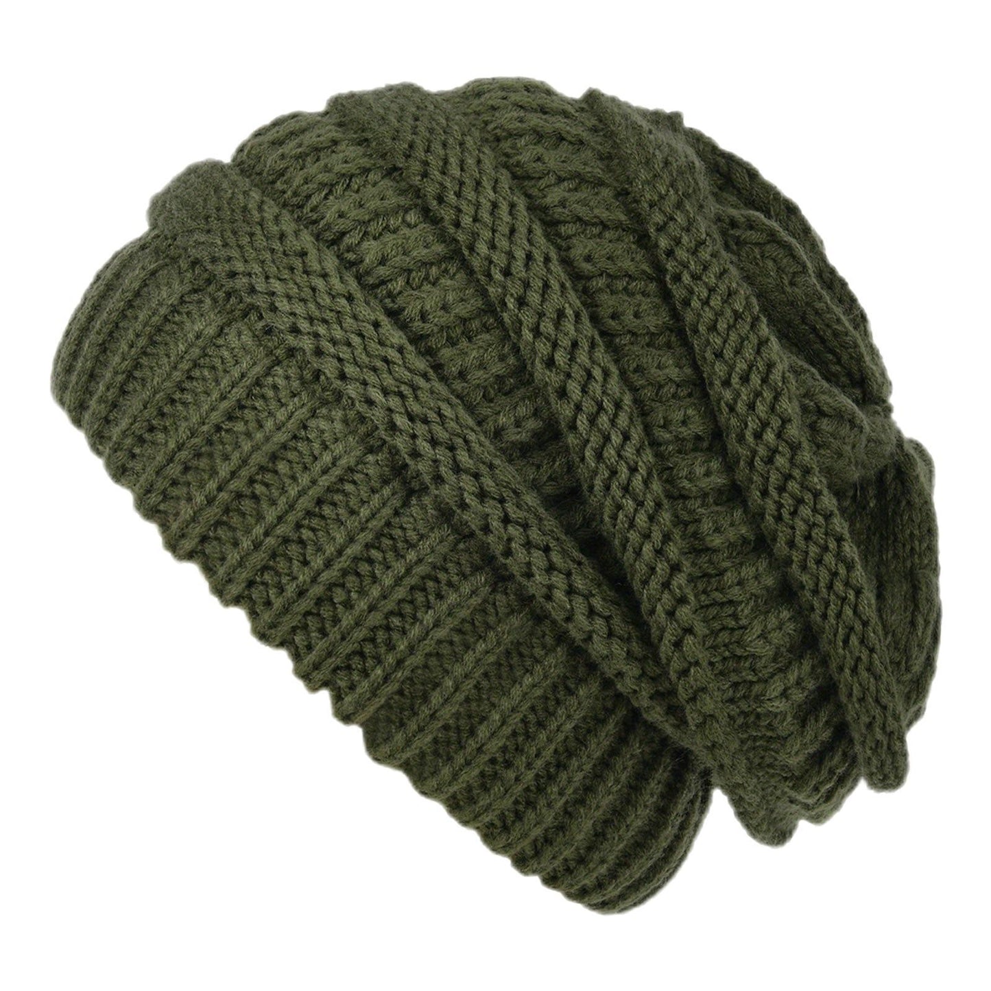 Elastic Knitted Winter Beanie Hat