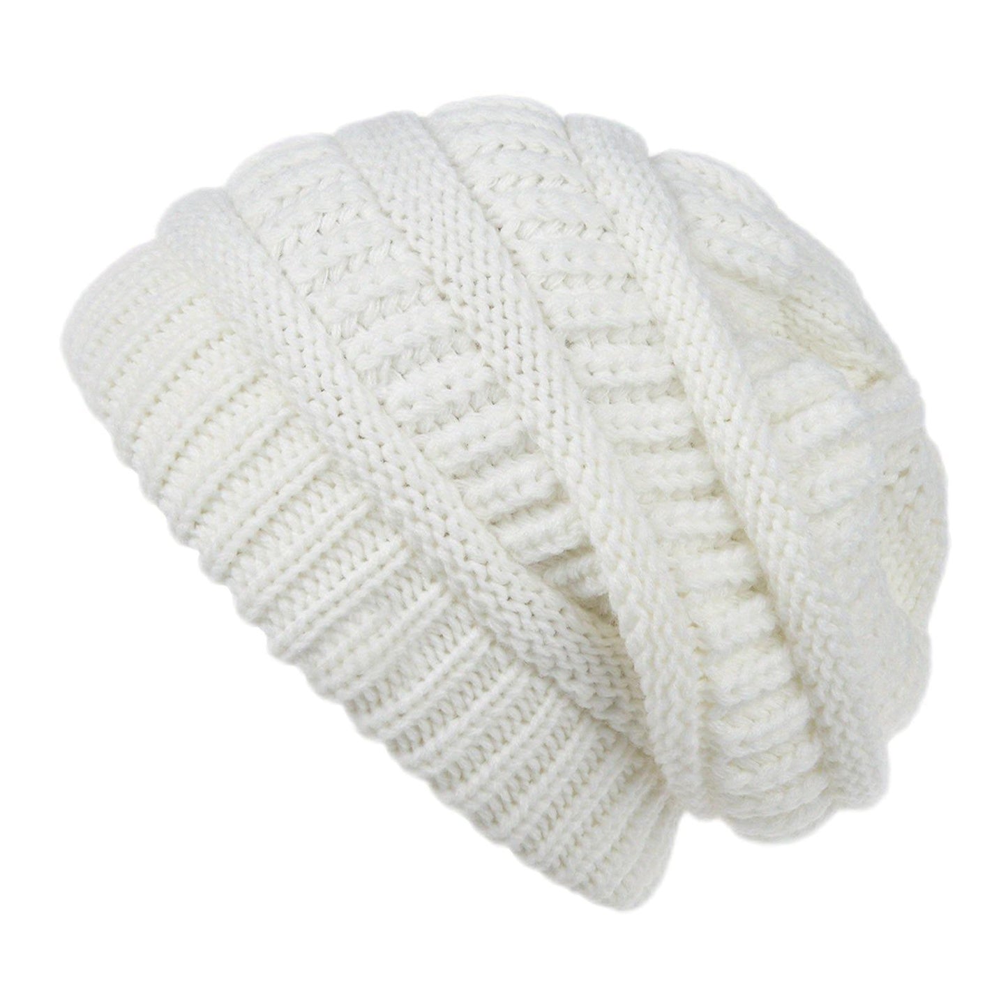 Elastic Knitted Winter Beanie Hat