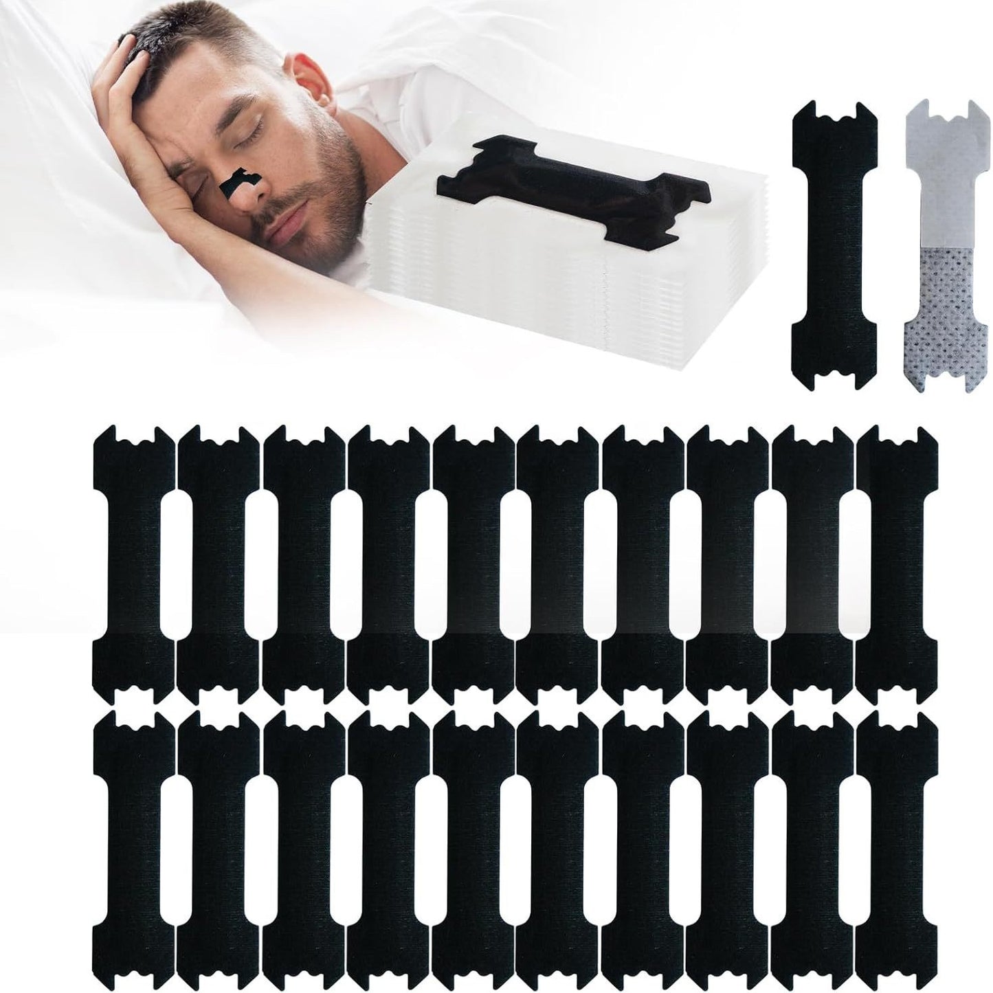 Elastic Nasal Breathing Support Strips