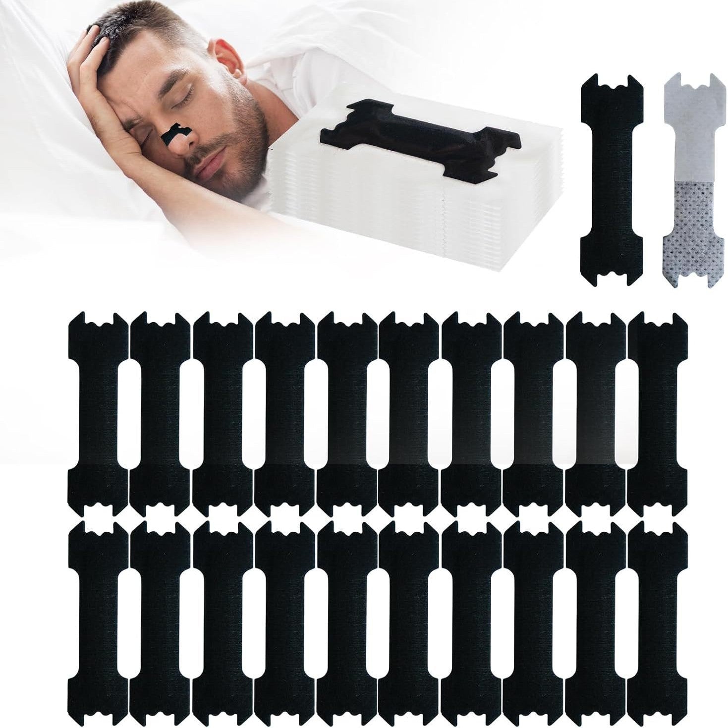 Elastic Nasal Breathing Support Strips
