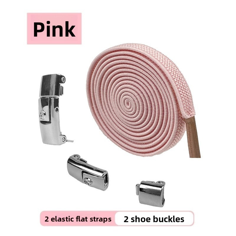 Elastic No-Tie Shoelaces with Quick Lock Buckles