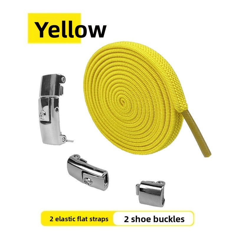 Elastic No-Tie Shoelaces with Quick Lock Buckles