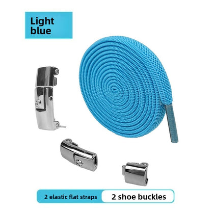 Elastic No-Tie Shoelaces with Quick Lock Buckles