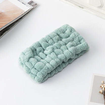 Elastic Plush Face Washing Headband