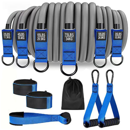 Elastic Pull-Up Assistance Bands with Handles for Home Gym Training