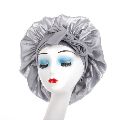 Elastic Ribbon Sleep Cap