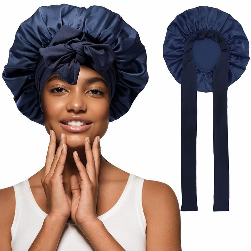 Elastic Ribbon Sleep Cap