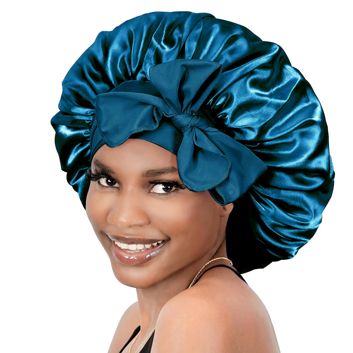 Elastic Ribbon Sleep Cap