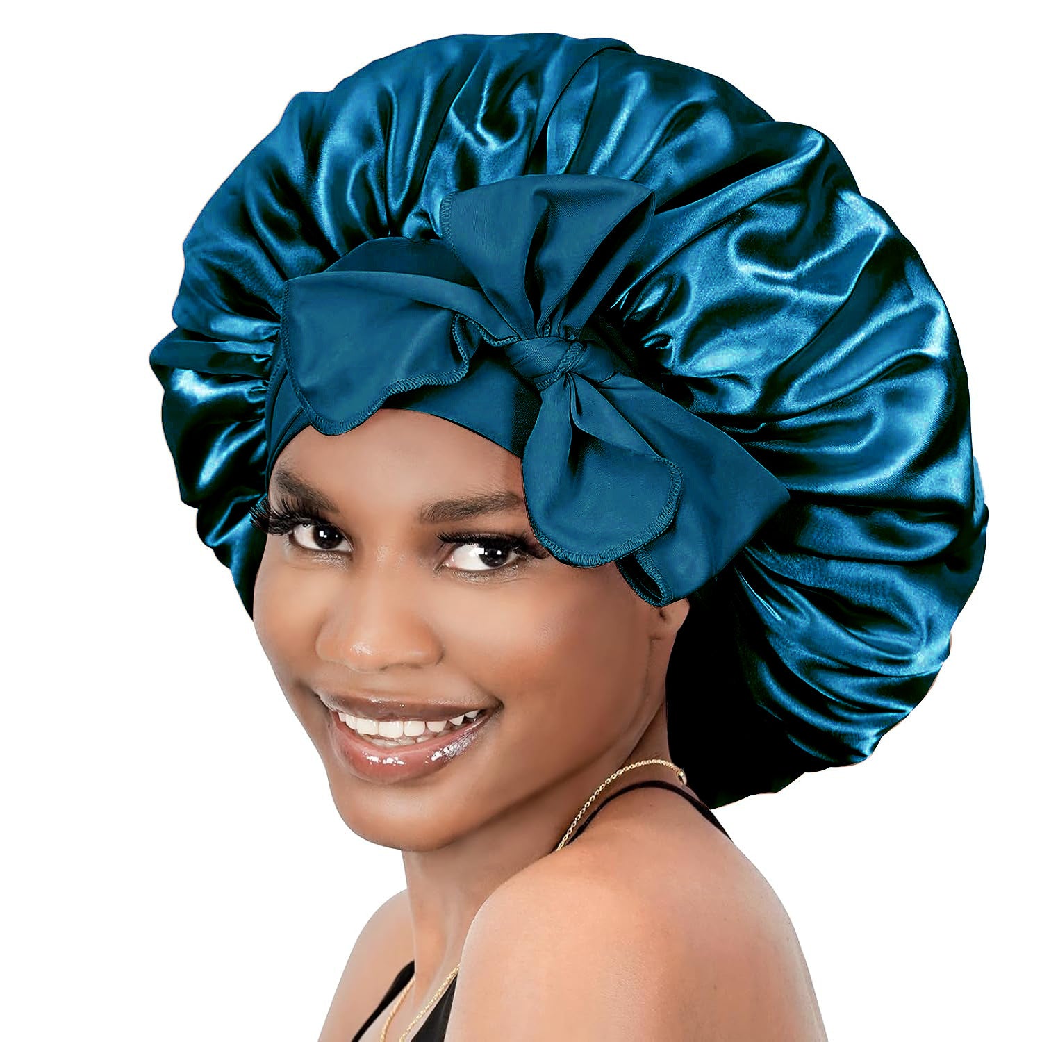 Elastic Ribbon Sleep Cap