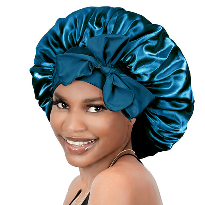 Elastic Ribbon Sleep Cap