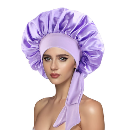 Elastic Ribbon Sleep Cap